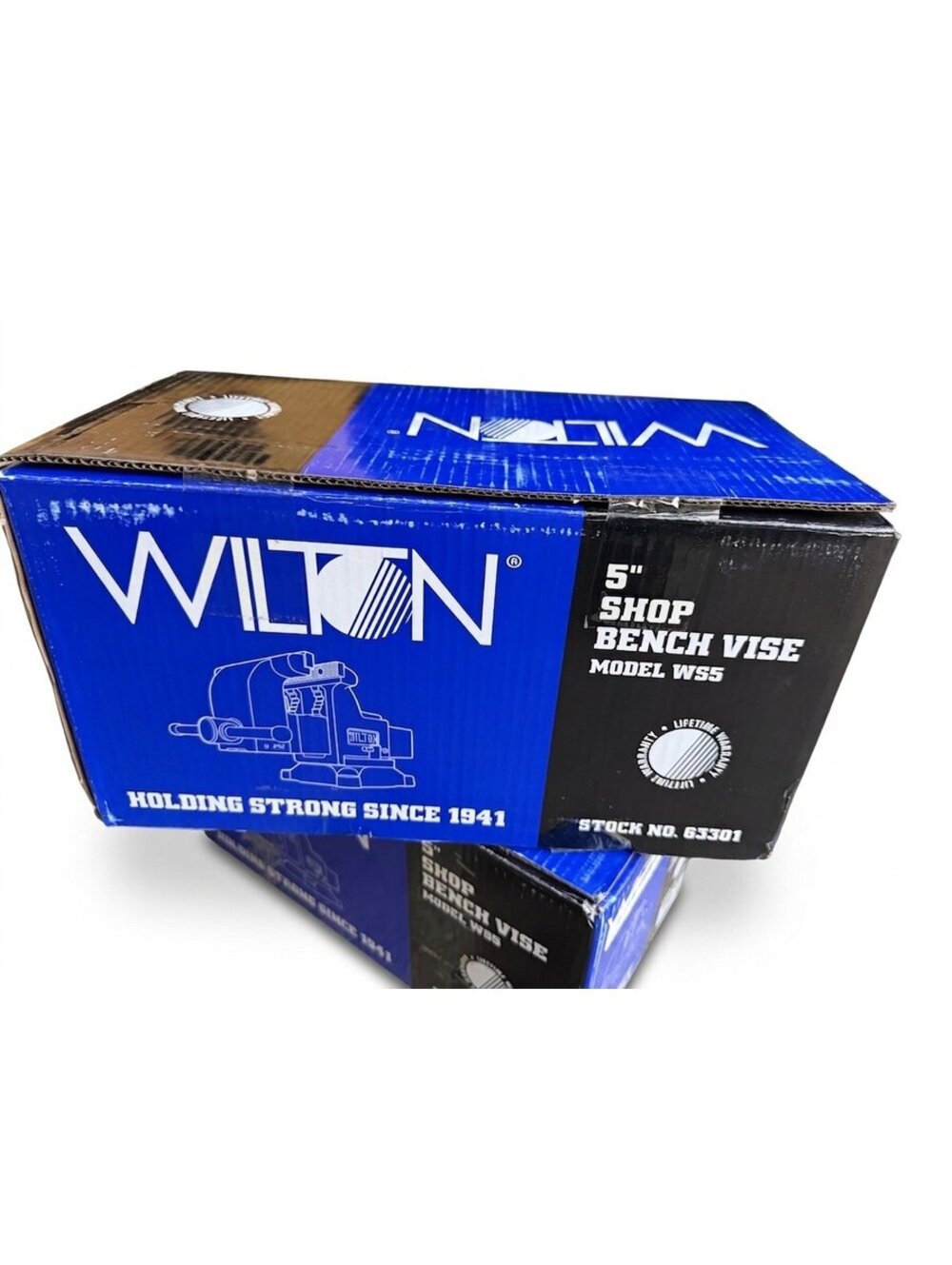 WILTON 63301 WS5, SHOP VISE, 5 IN. JAW WIDTH, 5 IN. New in box